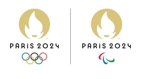 Paris 2024 Olympics logo design sparks hilarious comparisons on social media