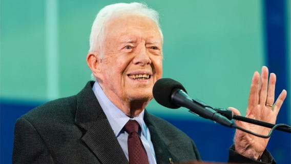 Jimmy Carter hospitalized after fall at Ga. home