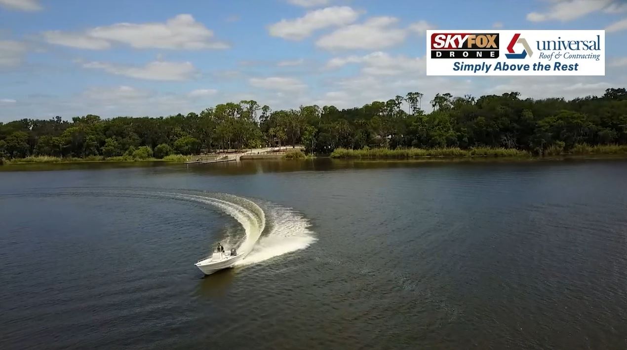SKYFOX Drone Zone: Boat speeds along Lake Monroe