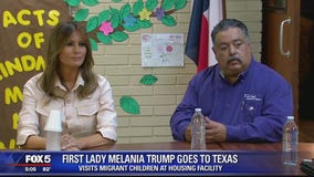First lady Melania Trump visits US-Mexico border amid crisis over separated migrant children