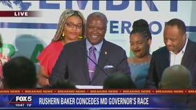 Rushern Baker concedes Democratic primary for Maryland governor