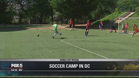Young FIFA World Cup fans get their heads in the game at FourSoccer Summer Camp