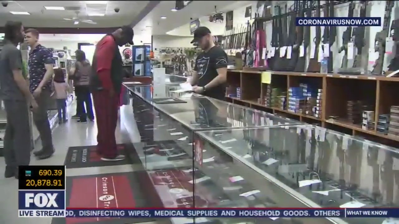 Sales of guns, ammo spike amid coronavirus uncertainty