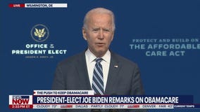 President-elect Biden defends Obamacare amid its latest challenge in Supreme Court