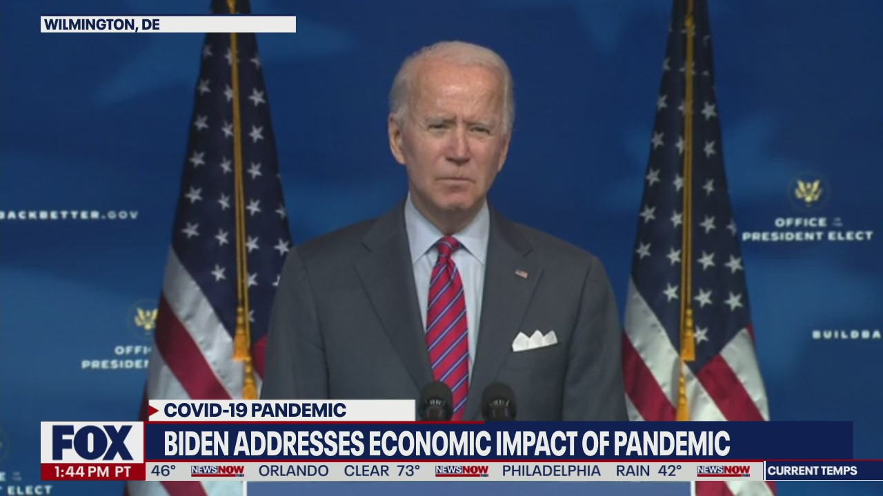 Biden discusses US jobs report and economic impact of pandemic