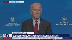 Biden introduces key members of health team