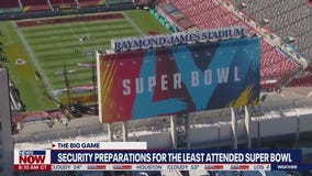 Security measures in place for Super Bowl LV