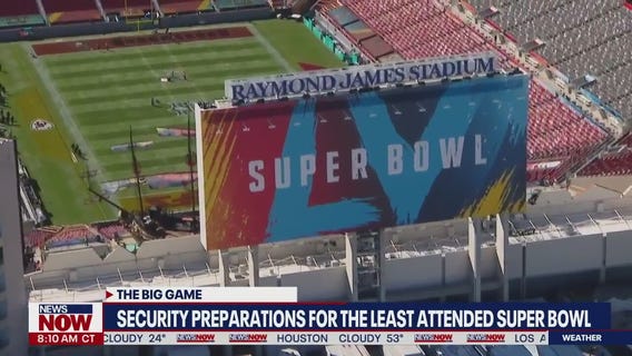 Security measures in place for Super Bowl LV