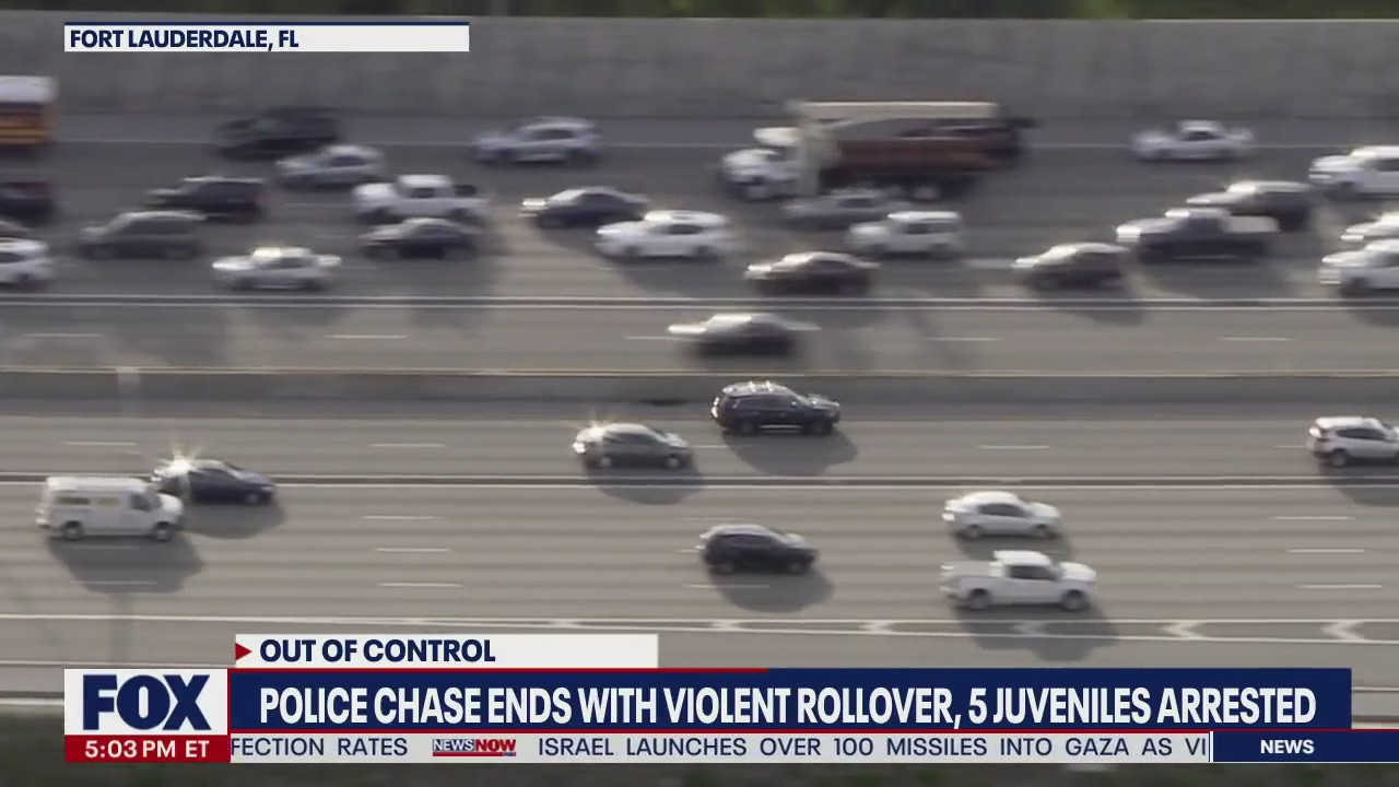 Wild police chase in Florida