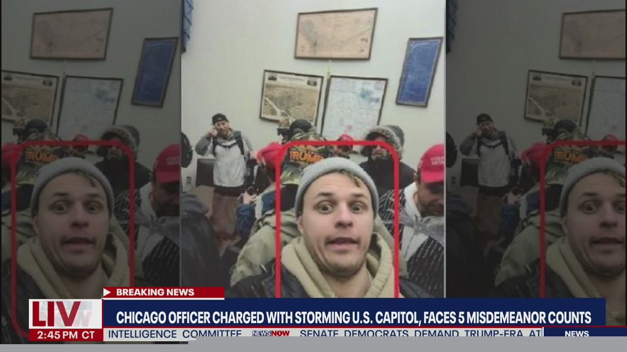 Capitol Riot: Chicago cop charged in Jan. 6 insurrection
