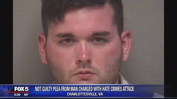 Charlottesville deadly car attack suspect pleads not guilty to hate crimes
