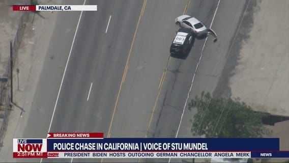 California car chase ends with PIT maneuver I LiveNOW from FOX