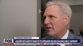 "Moron" - Pelosi slams McCarthy after comments on new CDC mask guidance