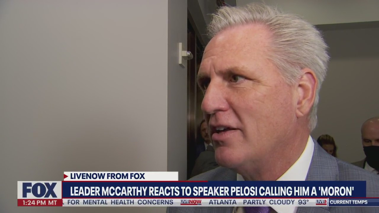 "Moron" - Pelosi slams McCarthy after comments on new CDC mask guidance
