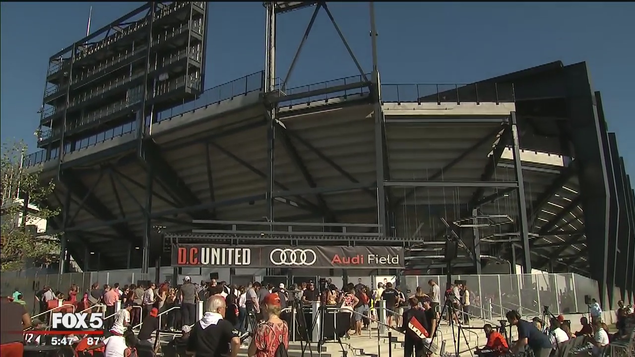 DC United opens Audi Field with ribbon-cutting ceremony