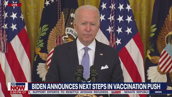 Biden announces next steps in COVID-19 vaccination push