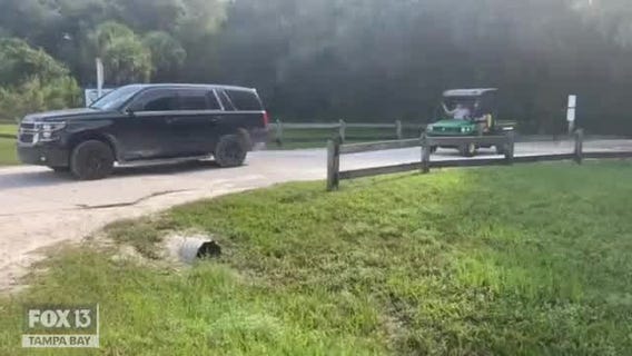 Christopher Laundrie arrives at search