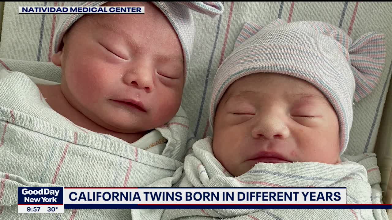 US twins born in different years | LiveNOW from FOX