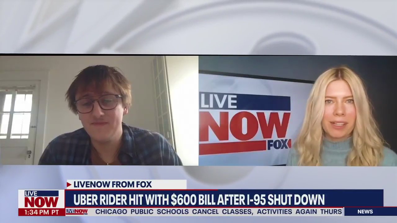 Uber rider hit with $600 bill after I-95 shutdown