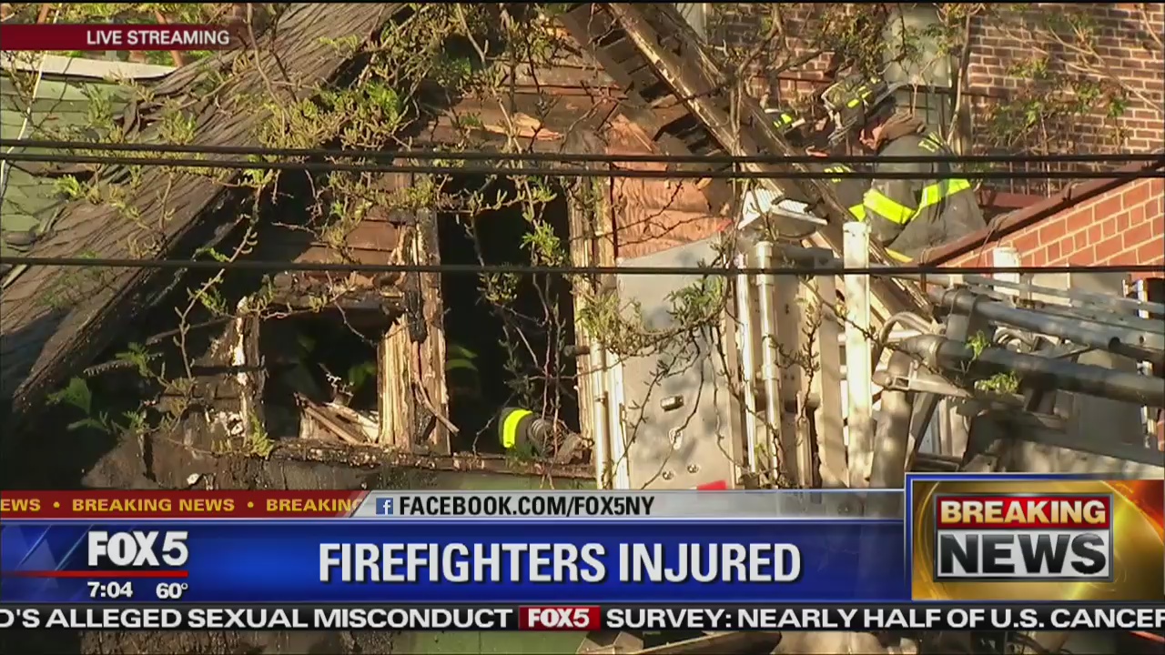 Multiple firefighters injured in separate fires