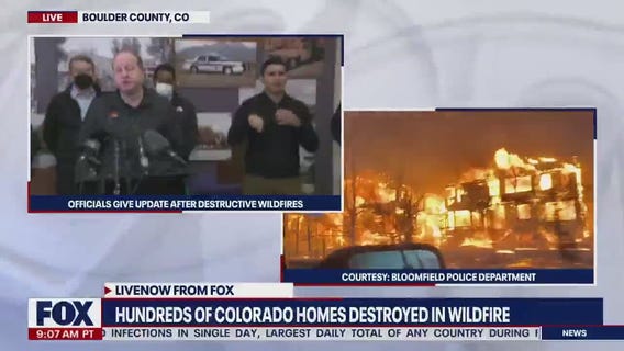 "Struggling to believe": Colorado wildfires destroy communities, officials give update
