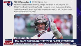 Tom Brady is retiring from NFL after 22 seasons, reports say