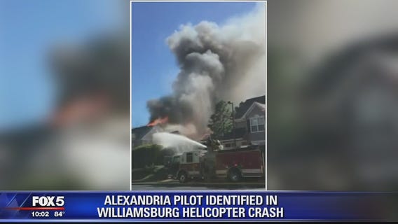 85-year-old Alexandria man identified as helicopter pilot killed in fiery crash in Virginia
