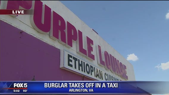 Arlington burglar flees scene in taxi, police say