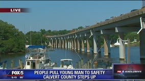 Good Samaritans help stop young man from jumping off Maryland bridge