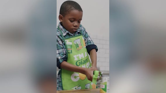 Tariq 'the corn kid' shows off his skills in the kitchen