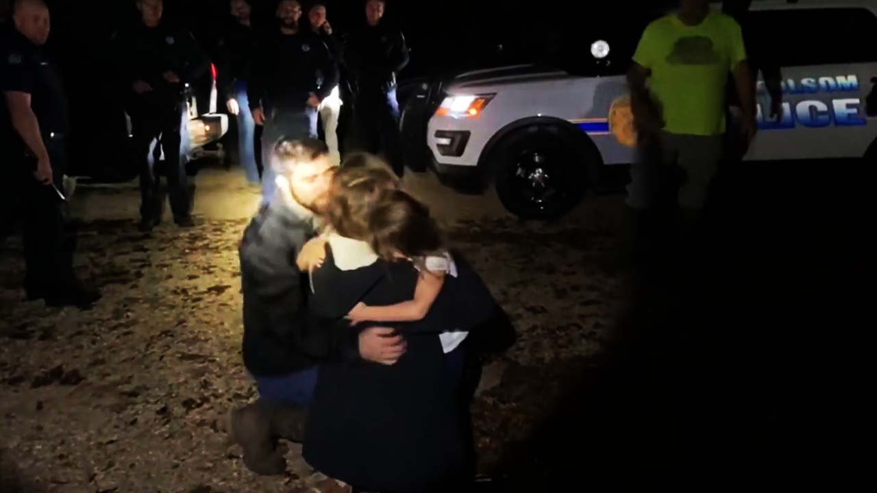 Missing girls, Golden Retriever found in Louisiana woods after community search