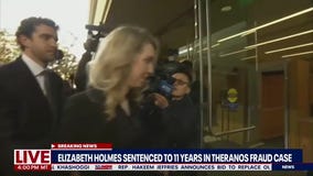 Elizabeth Holmes sentenced to more than 11 years in prison | LiveNOW from FOX