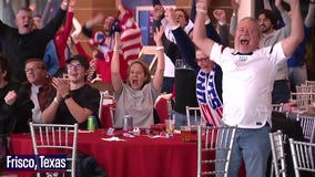 Watch: Fans cheer USA's first World Cup goal