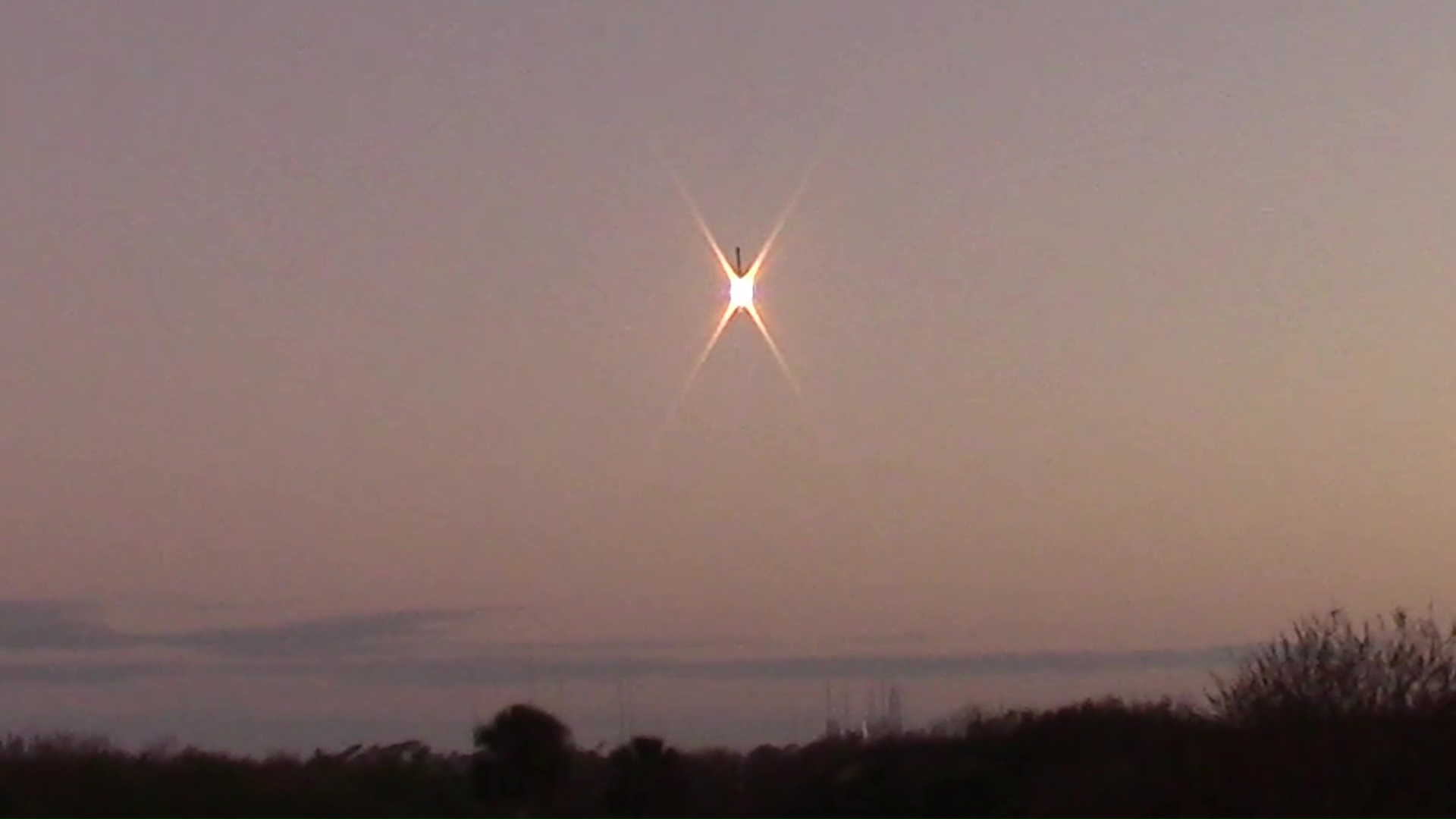 Watch (and listen) as the Falcon 9 booster lands