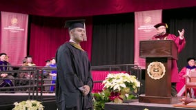 Michigan graduate proposes to college sweetheart during graduation ceremony