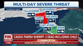 Mother, 8-year-old boy killed by tornado in Louisiana