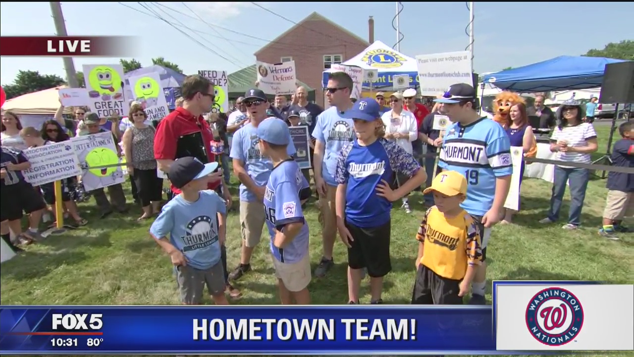 Thurmont | Zip Trip: Washington Nationals Hometown Team -- Thurmont Little League
