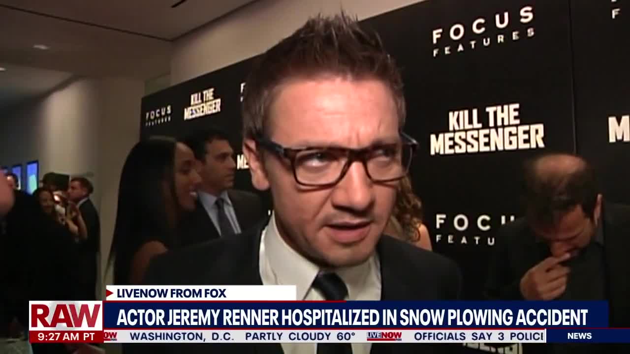 Jeremy Renner seriously injured while plowing snow in Nevada