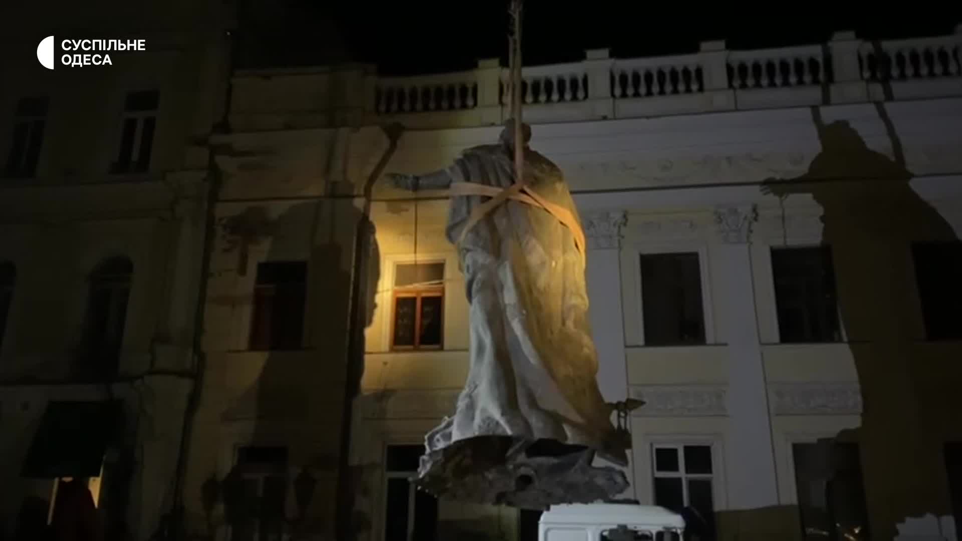 Catherine the Great monument removed from Odesa