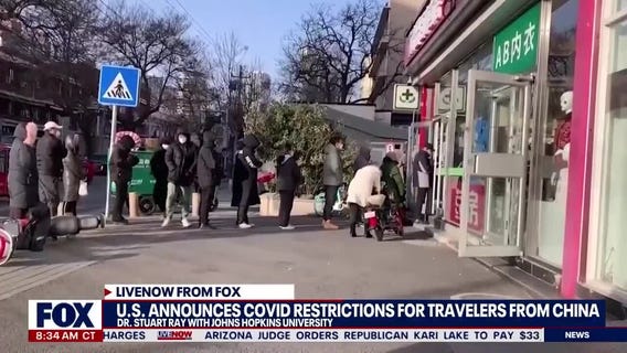 U.S. announces Covid restrictions for travelers from China