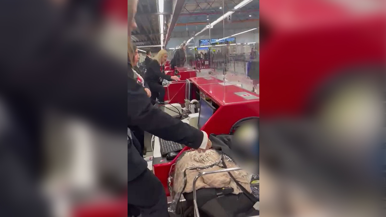 Parents ditch baby at airport check-in at Tel Aviv airport
