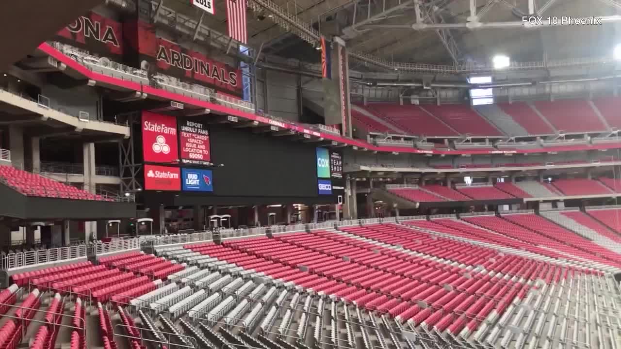 A tour of State Farm Stadium in Glendale, Arizona