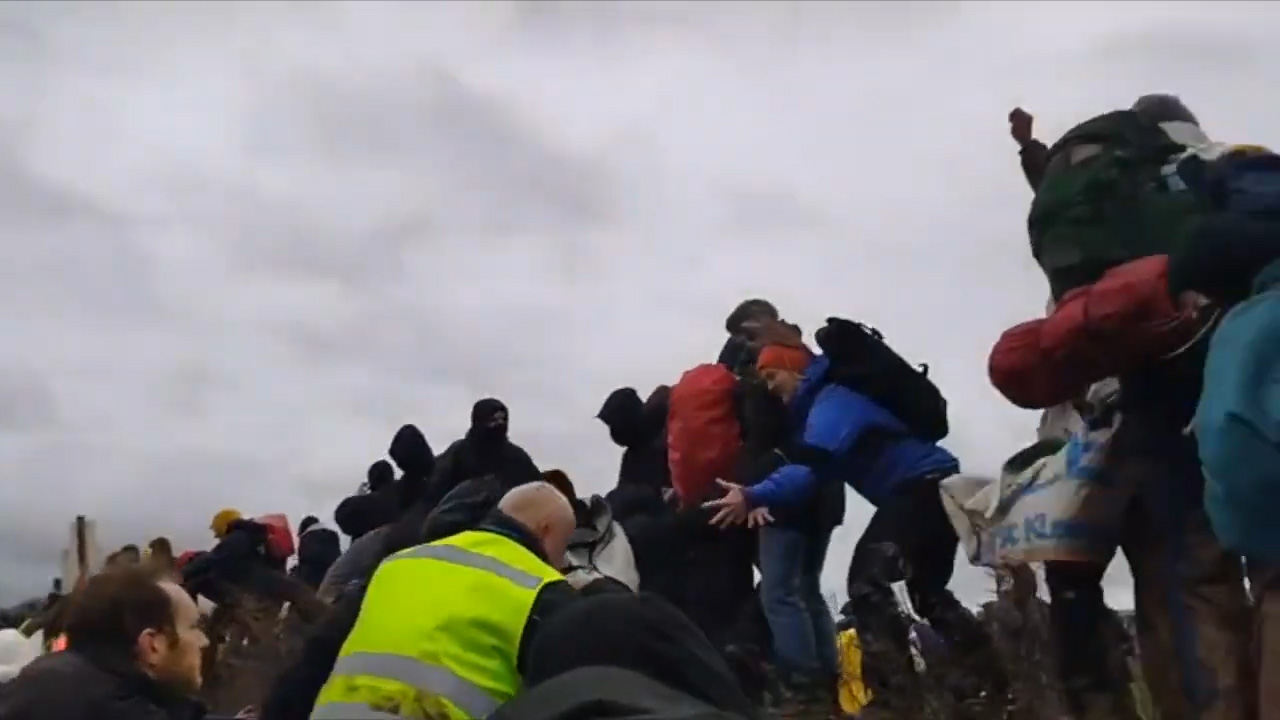 Climate activists gather in Lutzerath to protest expansion of German coal mine