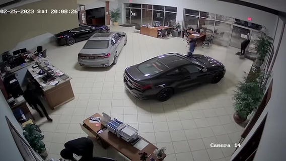 Watch: NC thieves steal Maserati, BMWs from showroom floor
