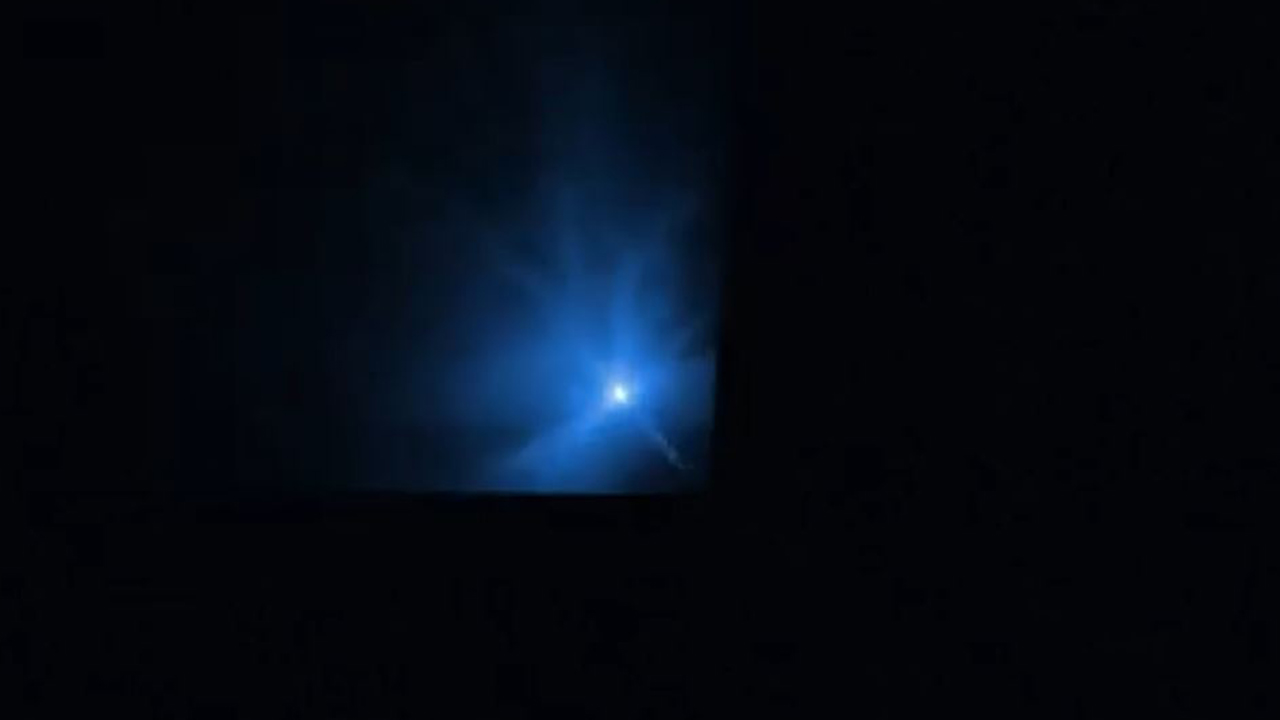 New video shows DART asteroid impact from Hubble space telescope ...