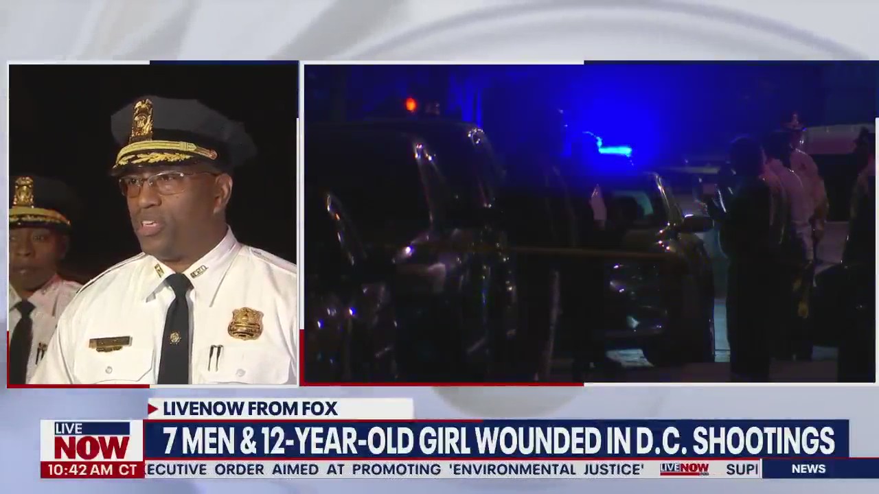 DC mass shooting: 7 men, 12-year-old girl wounded