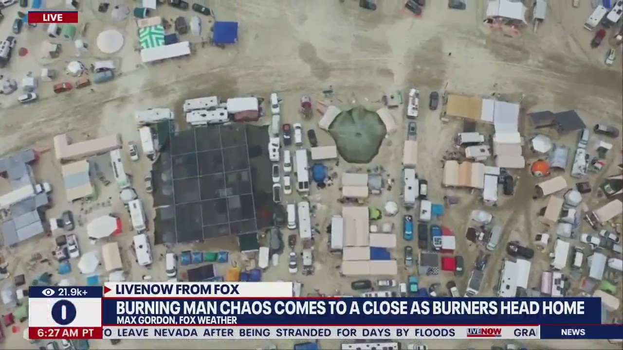 Roads open after Burning Man flooding fiasco