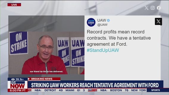 UAW strike: tentative agreement reached with Ford
