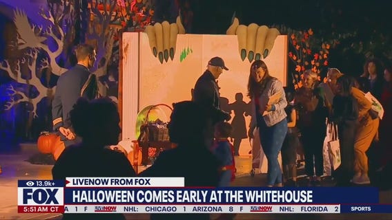 Halloween comes early at the White House