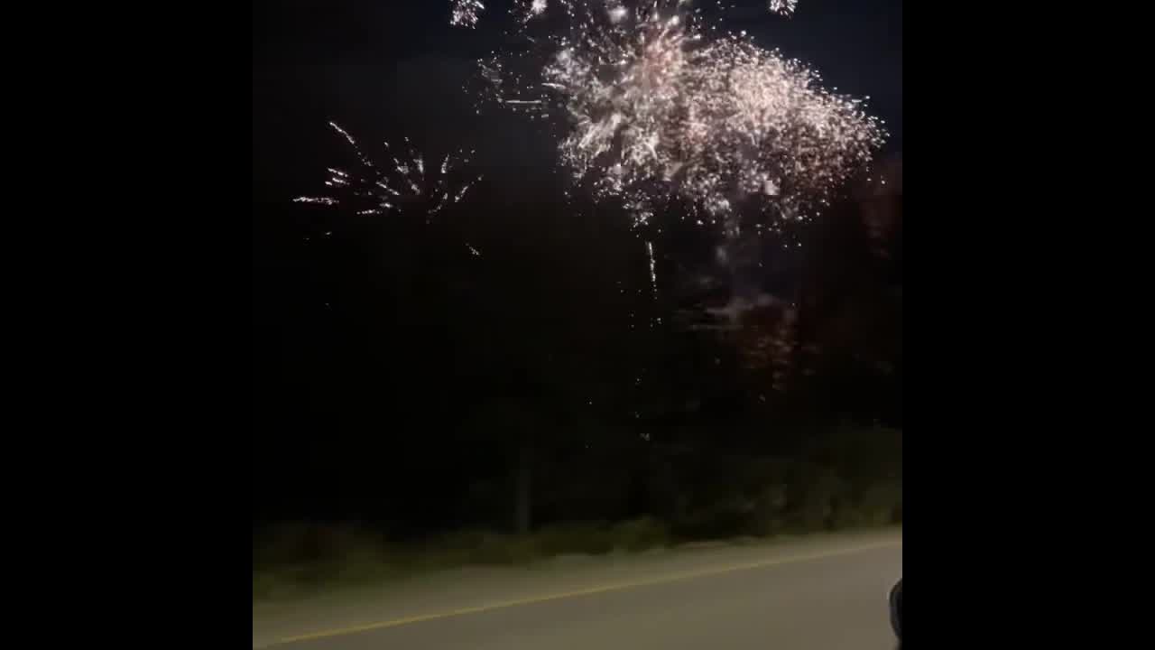 Fox Explode Fireworks explode after highway crash | LiveNOW from FOX